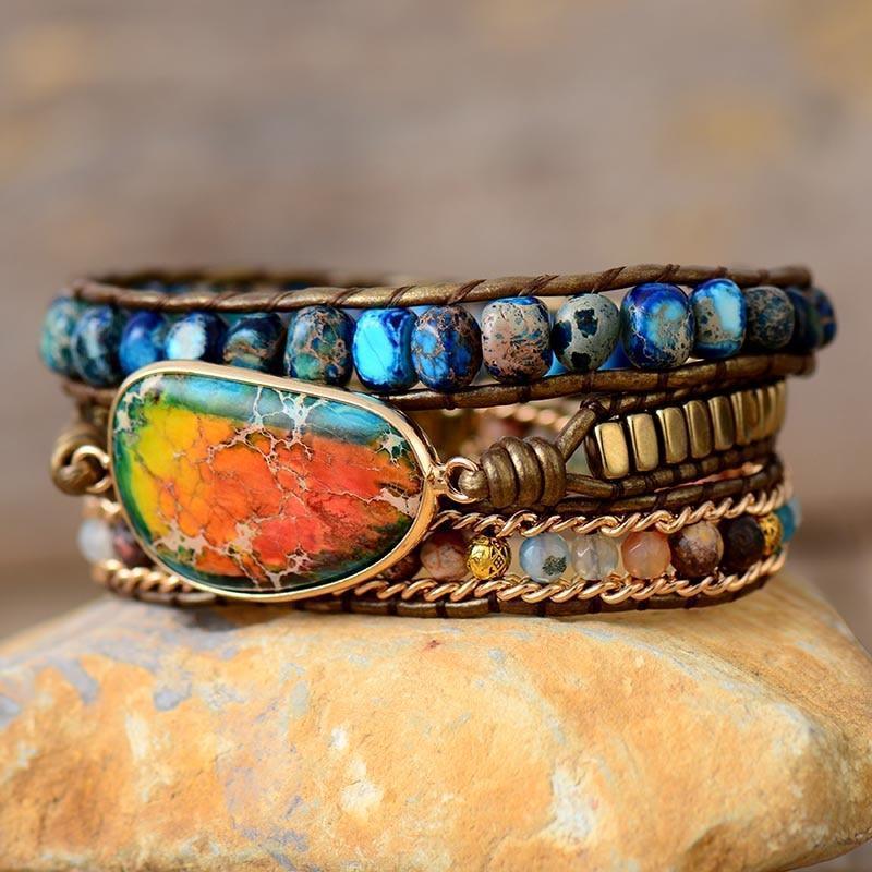 Bracelet Renforcement et Guérison en Jaspe