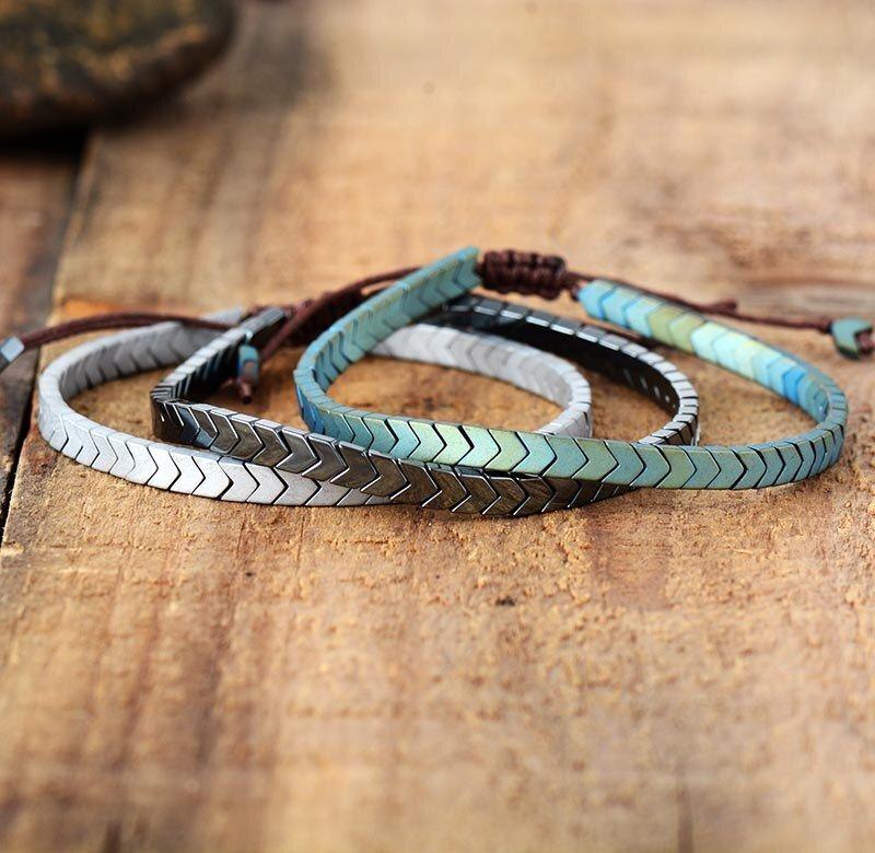 Bracelet Tranquilité en Hématite