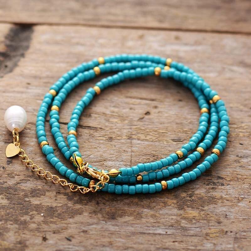 Bracelet Douceur Aquatique en Perles d'Eau Douce
