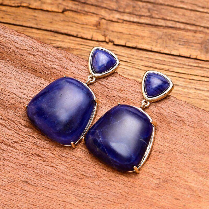 Boucles d'Oreilles Bleutées et Charmantes à Couper le Souffle