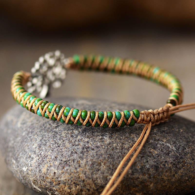 Bracelet Tressé Arbre de Vie Mystique