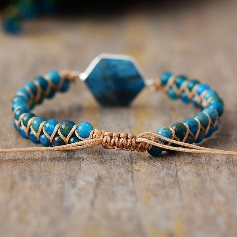 Bracelet d'Amitié Tressé Géométrique