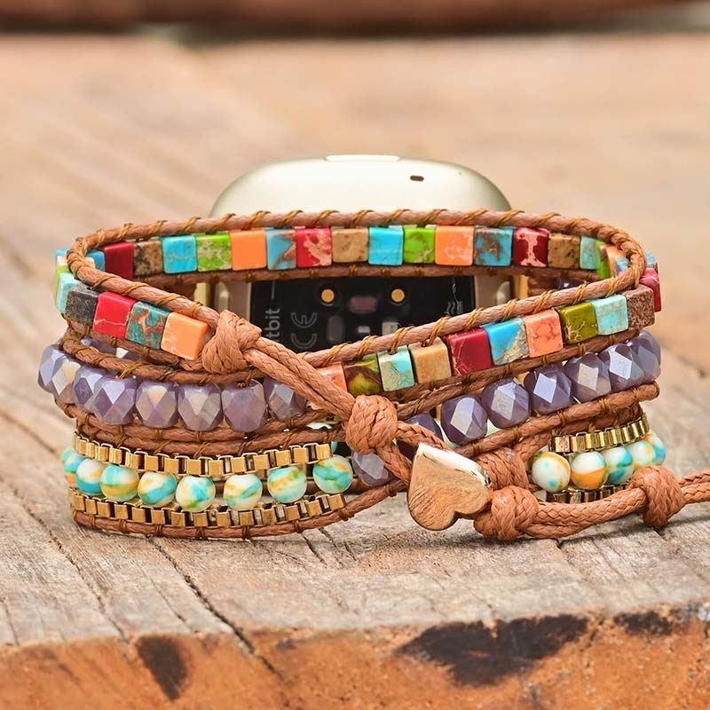 Bracelet pour Montre Fitbit Éblouissante Joie