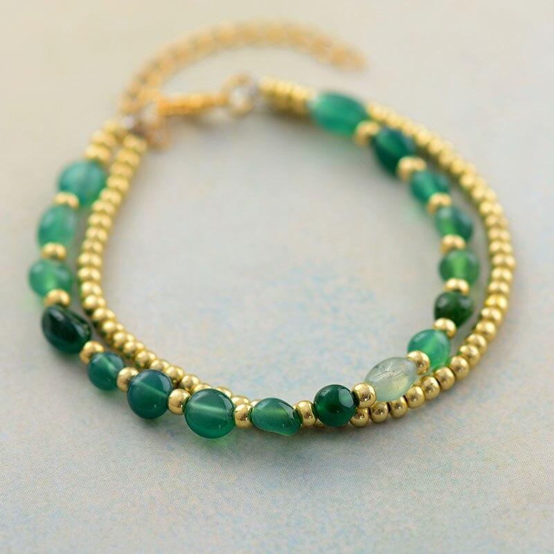 Bracelet Mystique en Onyx Vert