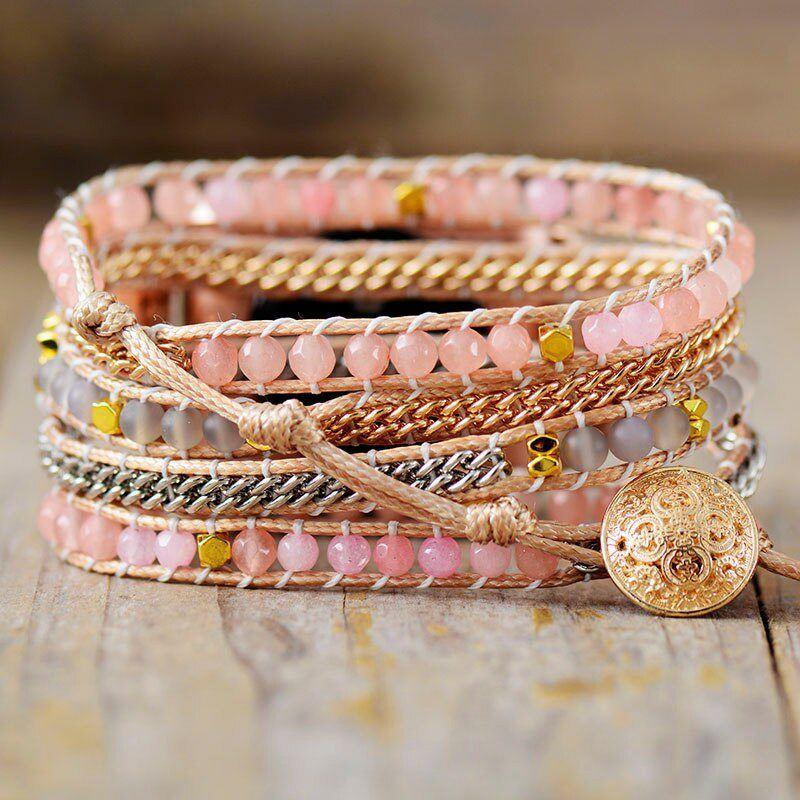 Bracelet d'Appel Watch Féminité Divinité en Jade