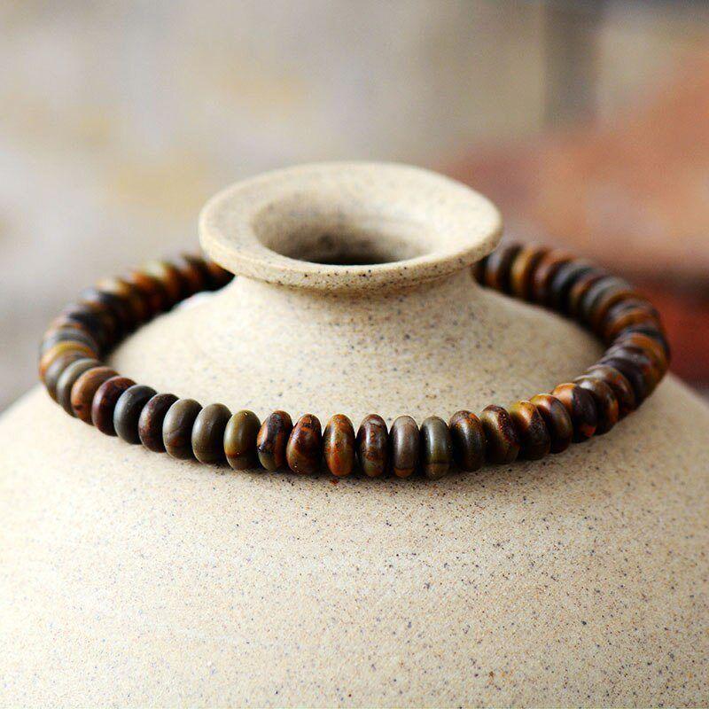 Bracelet de Courage en Perles d'Œil de Tigre