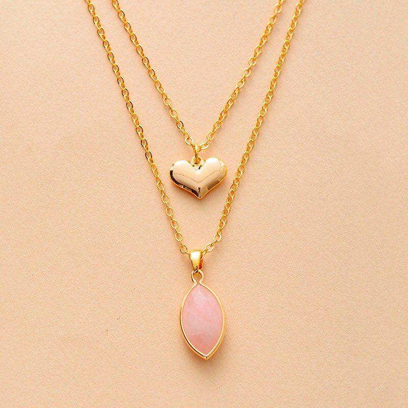 Collier Pure Sagesse en Lapis-Lazuli et Quartz Rose