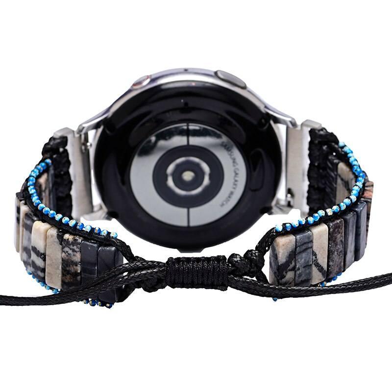 Bracelet pour Montre Samsung Équilibré en Pierre Zébrée