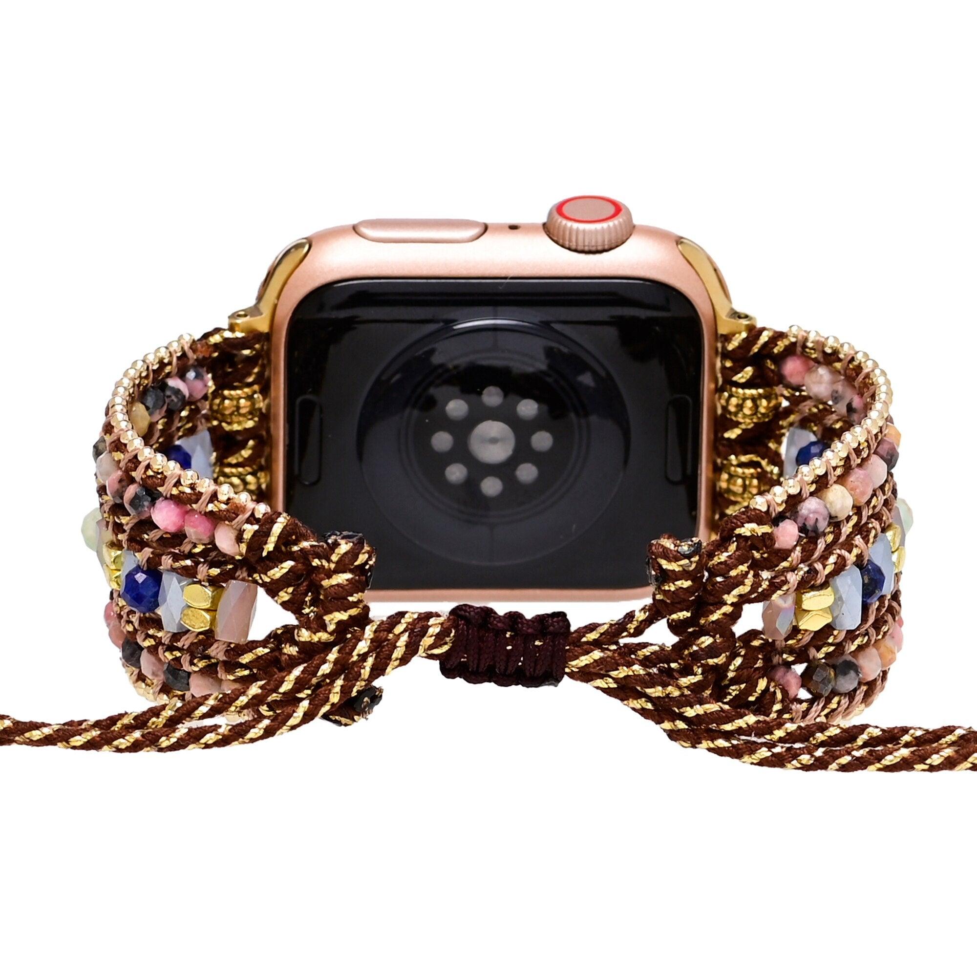 Bracelet d'Apple Watch Envoûtant Espoir en Rhodochrosite