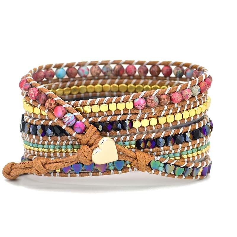 Bracelet pour Apple Watch Iridescentes en Pierres Précieuses