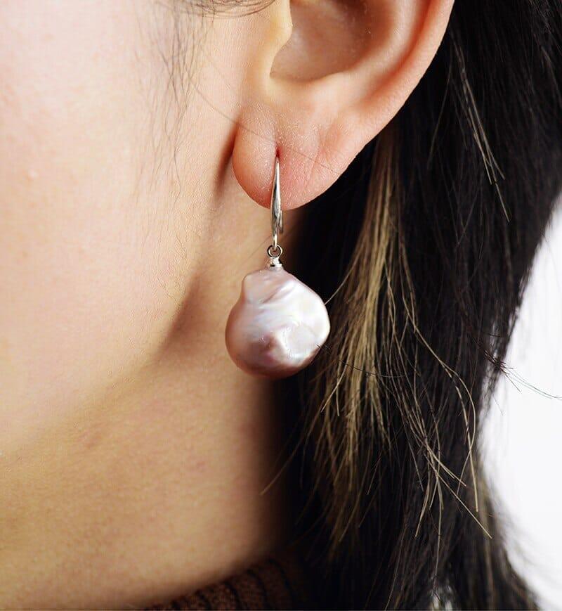 Boucles d'Oreilles Promesses Nacrées