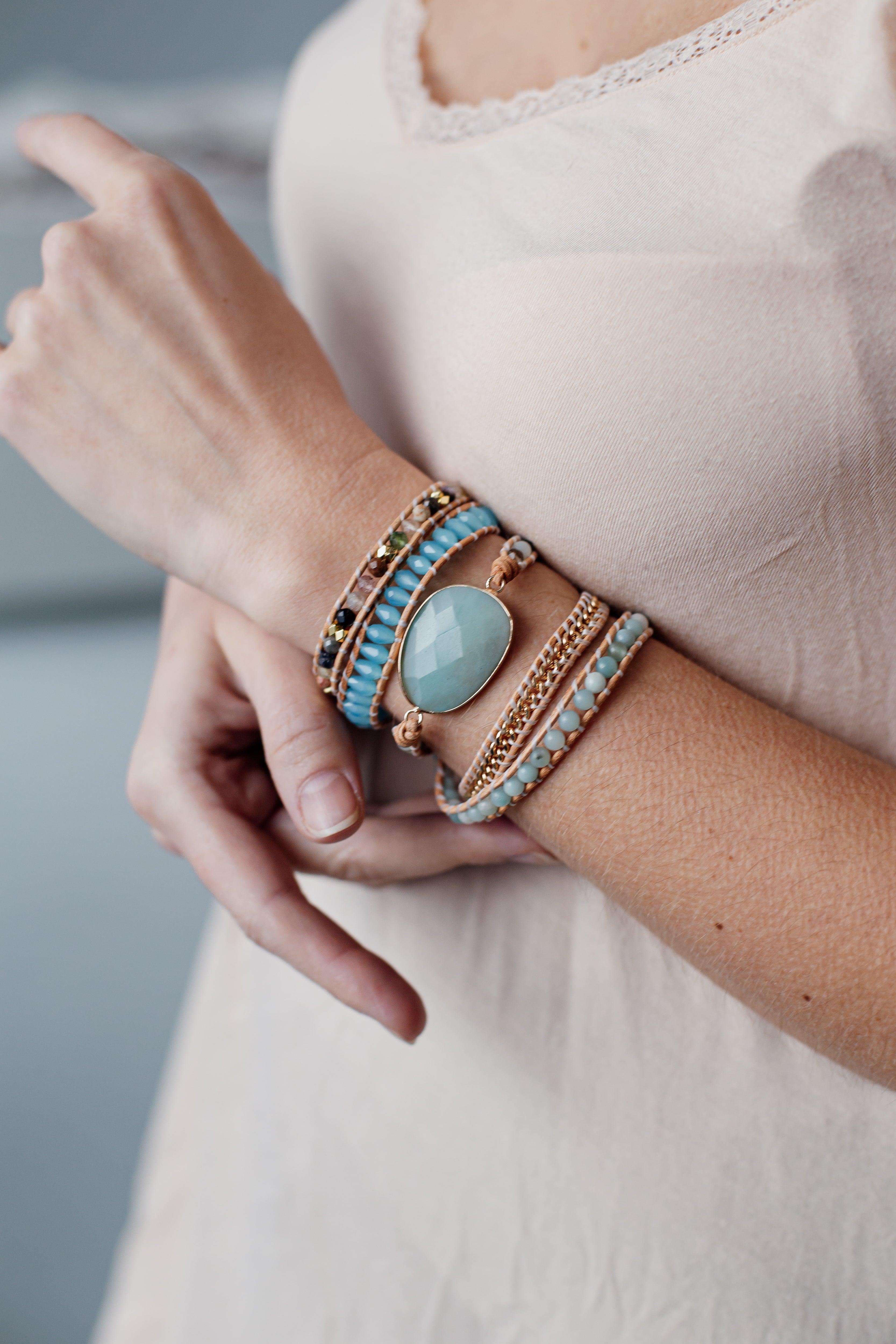 Bracelet Protecteur en Amazonite