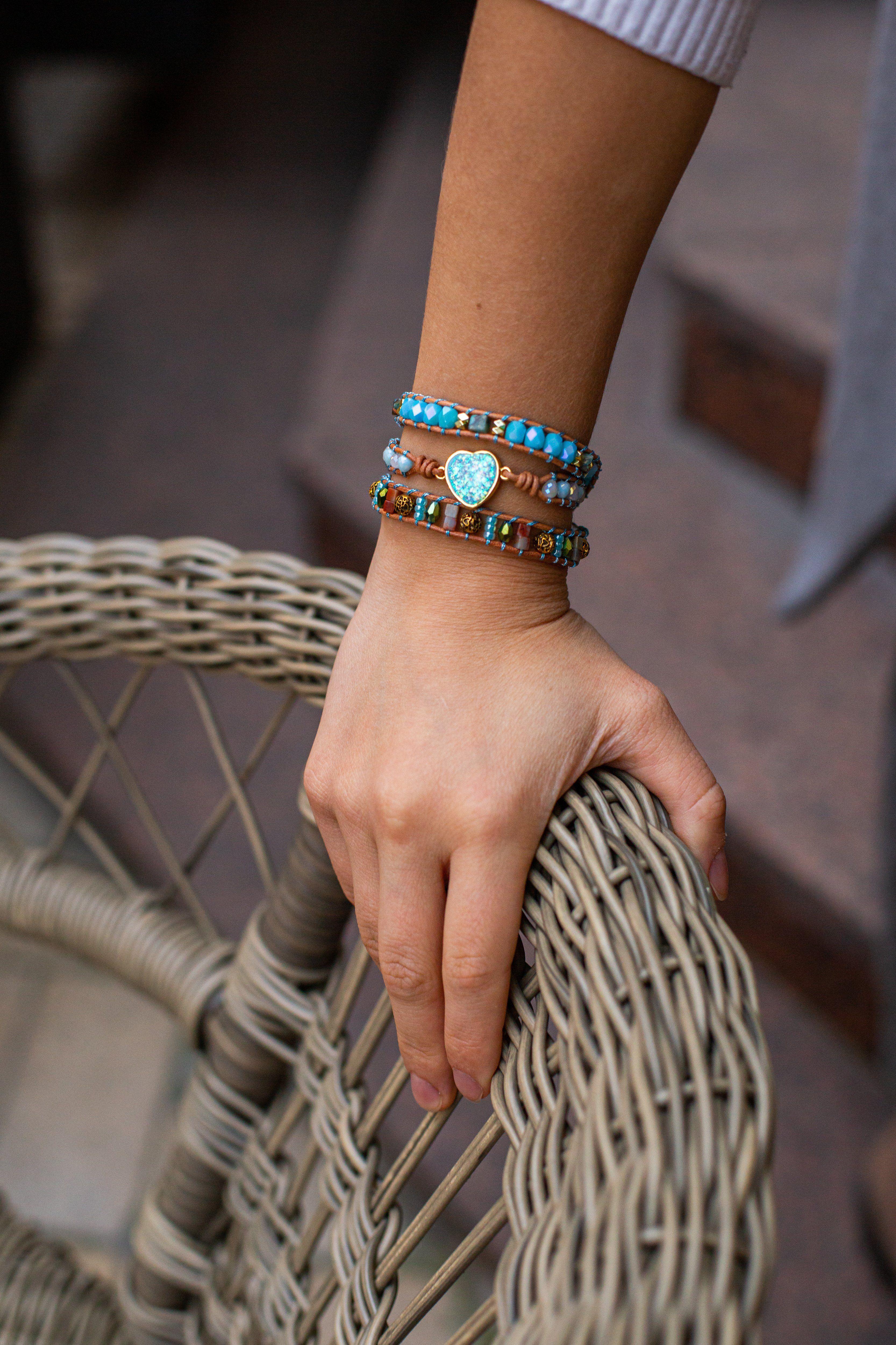 Bracelet Détoxifiant Coeur d'Opale