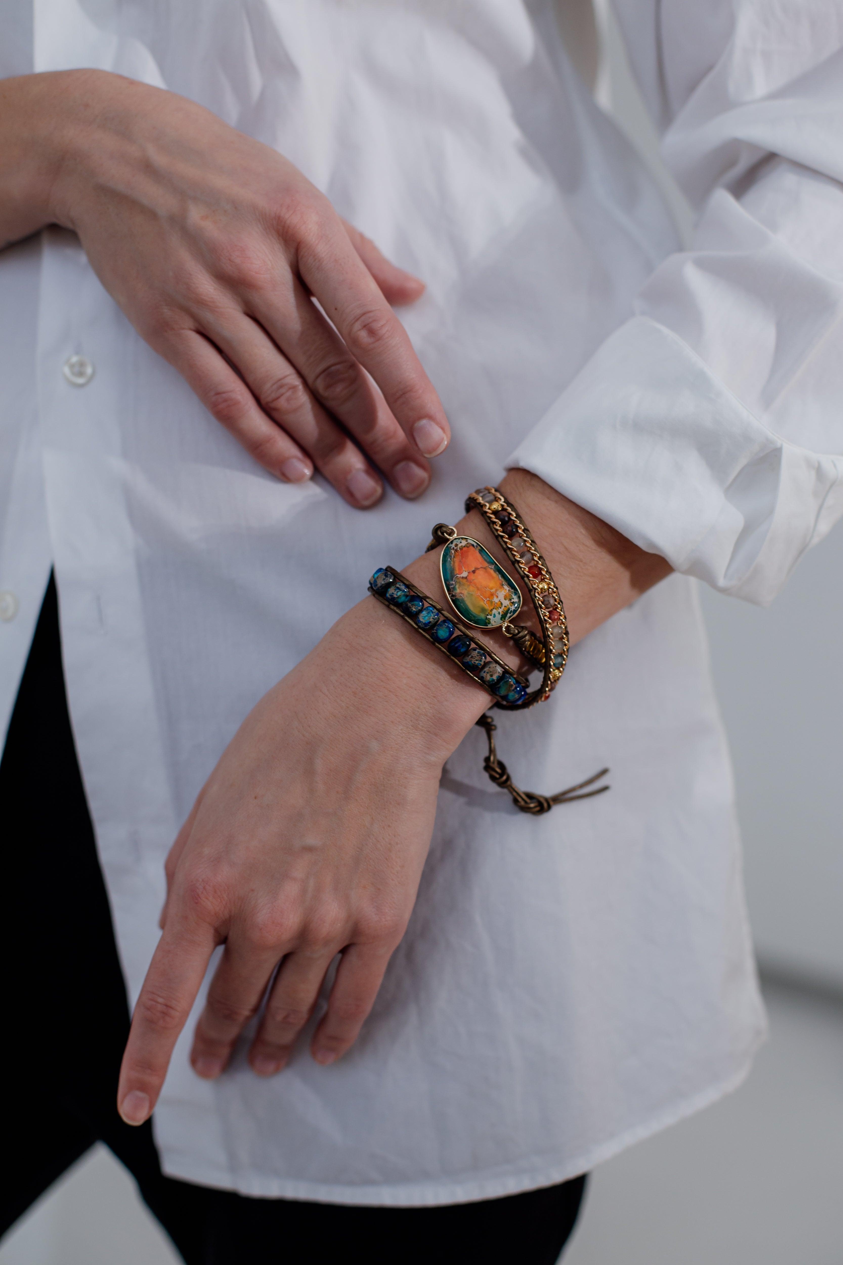 Bracelet Renforcement et Guérison en Jaspe