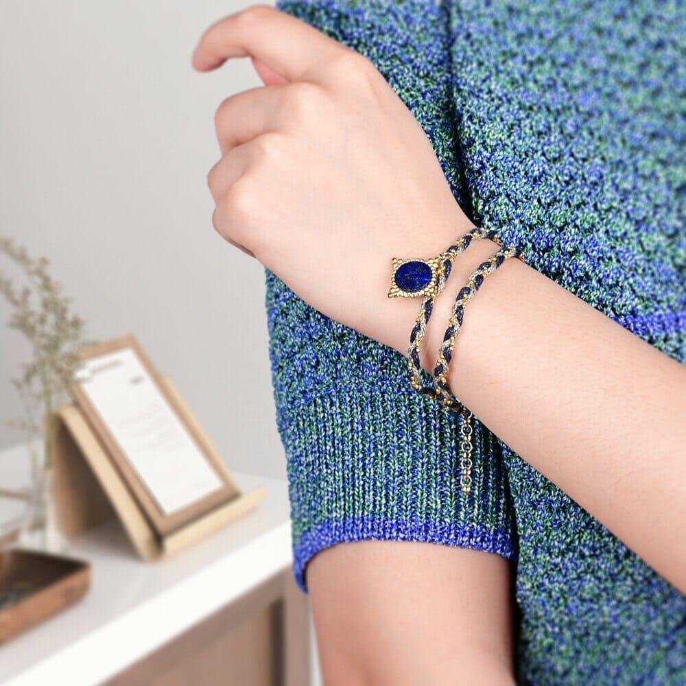 Collier Éveil Azur en Lapis-Lazuli