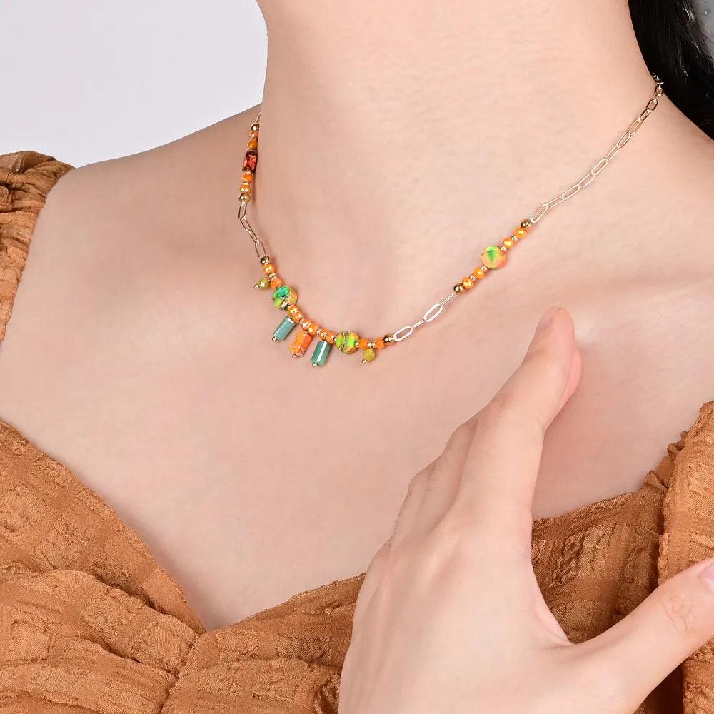 Collier Source Mystique en Jaspe