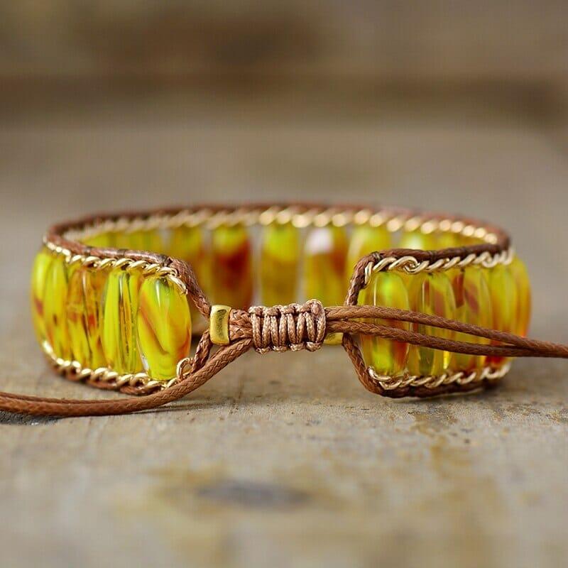 Bracelet Savoir Ancestral en Ambre