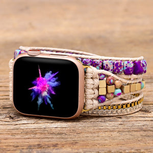 Bracelet d'Apple Watch Équilibre des Chakras & Mystère Divin