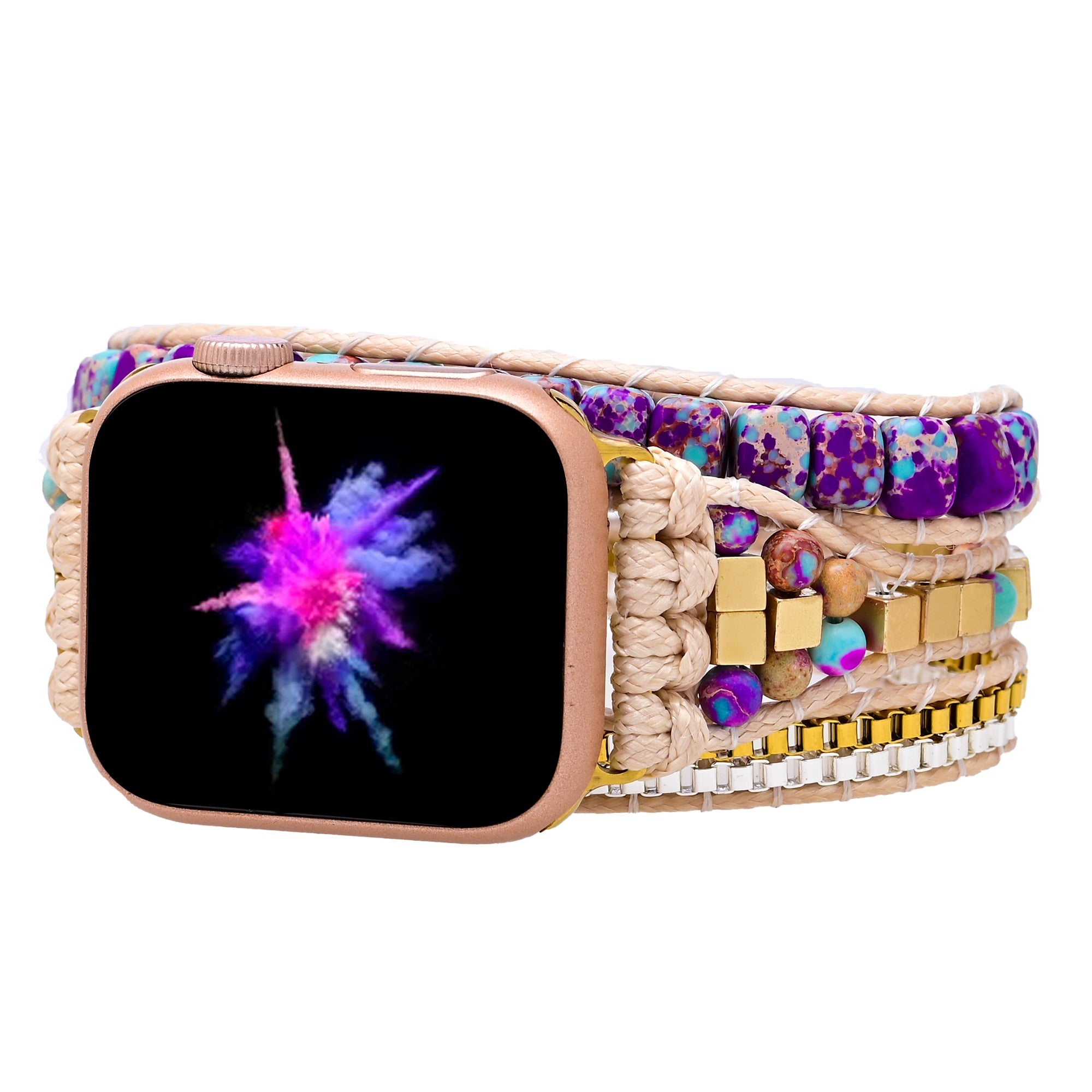 Bracelet d'Apple Watch Équilibre des Chakras & Mystère Divin