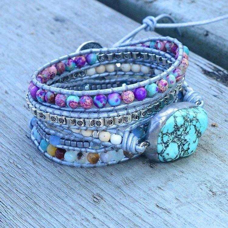 Bracelet Protecteur en Turquoise