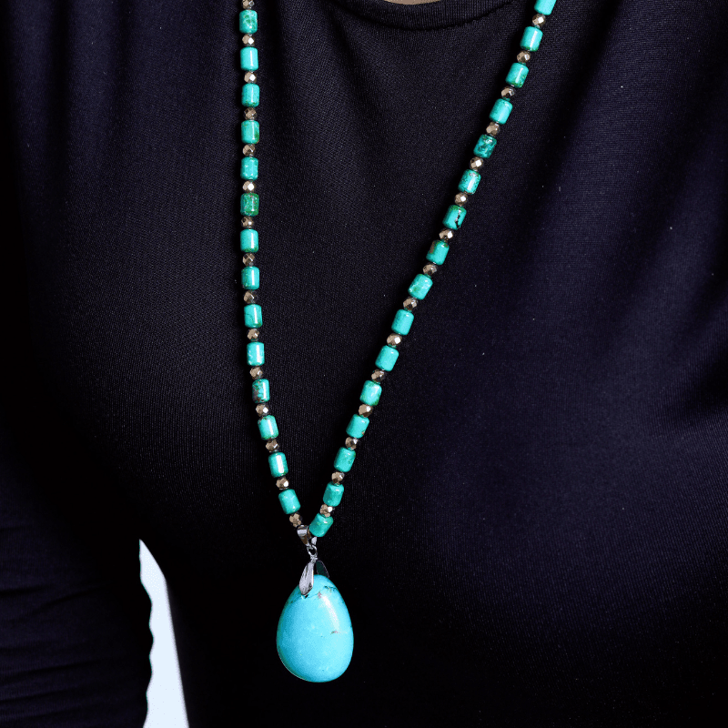 Collier Nettoyant et Purifiant en Turquoise