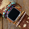 Bracelet pour Montre Apple Watch Énergie Libre en Onyx et Jaspe