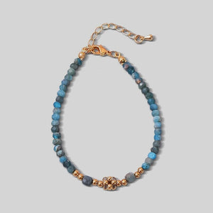 Ensemble Bracelet et Collier Manifestation en Apatite Bleue