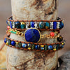 Bracelet Vision Cosmique en Jaspe et Lapis-Lazuli