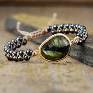 Bracelet Harmonie Mystique en Labradorite