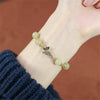 Bracelet Papillon Charismatique en Or et Jade