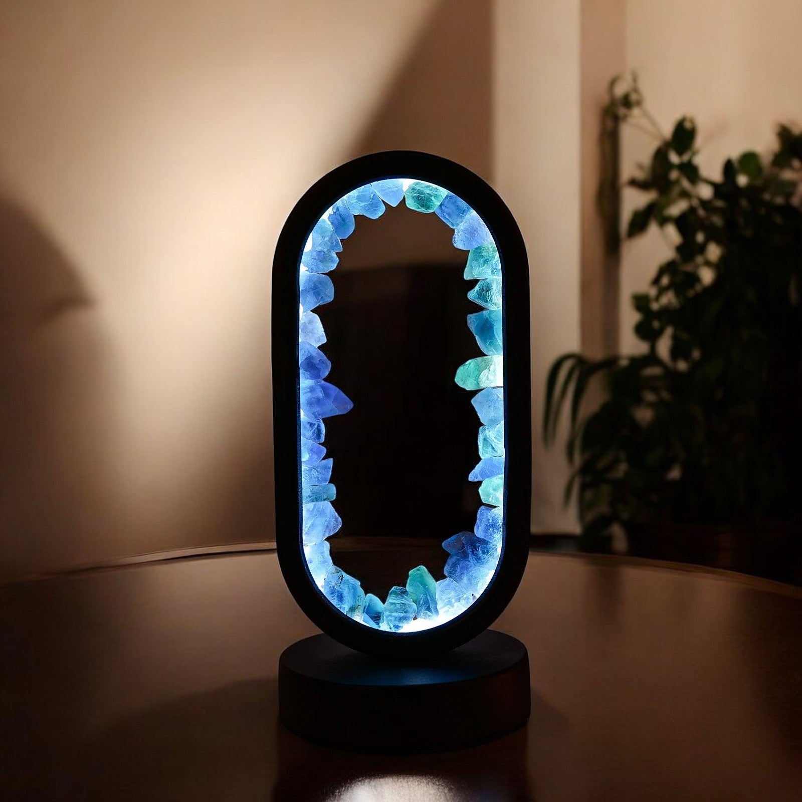 Aura Radieuse – Lampe de Quartz Céleste pour la Tranquillité