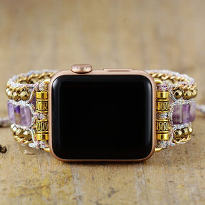 Bracelet d'Apple Watch Améthyste Mystique