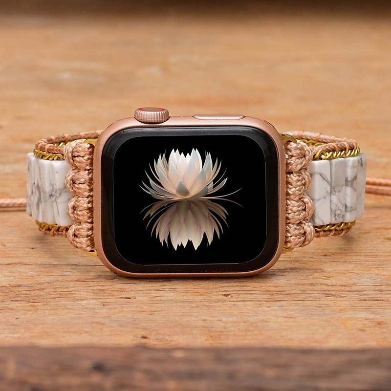 Bracelet d'Apple Watch Inspiration Créative en Howlite