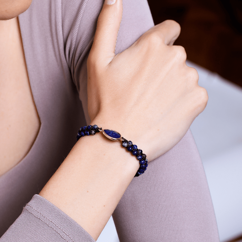 Bracelet Énergie en Lapis-Lazuli