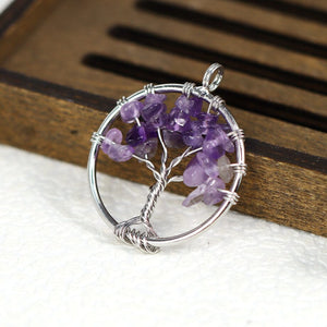 Pendentif Arbre de Vie Rayonnante Spiritualité