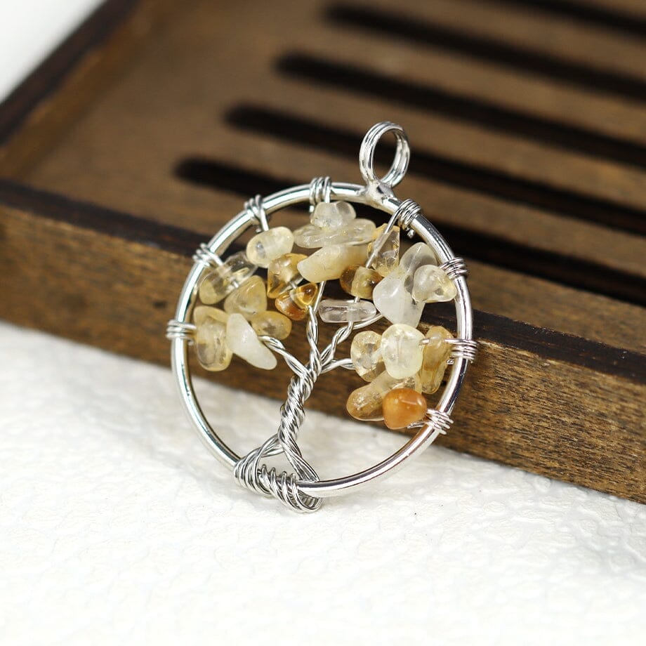 Pendentif Arbre de Vie Rayonnante Spiritualité