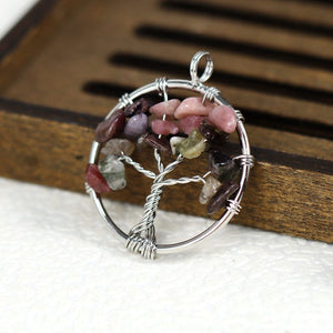 Pendentif Arbre de Vie Rayonnante Spiritualité