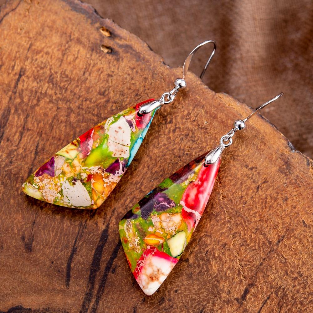 Boucles d'Oreilles Pendentif "Intense Floraison"