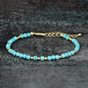 Bracelet Trésor Éclatant Doré en Turquoise