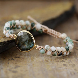 Bracelet Harmonie Mystique en Labradorite