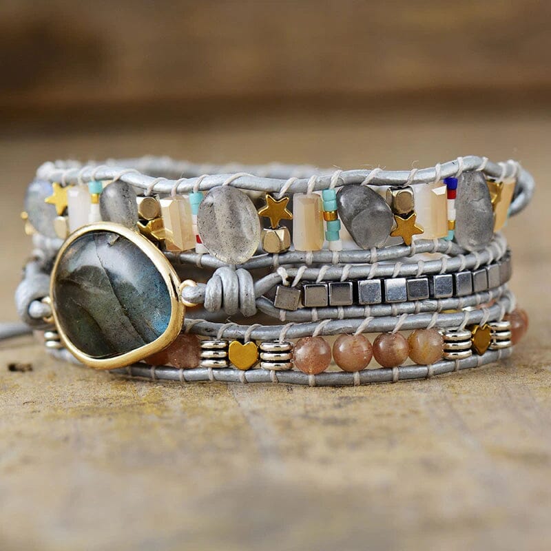 Bracelet de Transformation Mystique en Labradorite