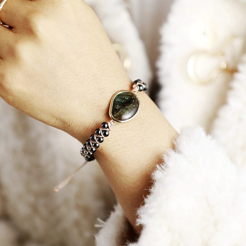 Bracelet Harmonie Mystique en Labradorite