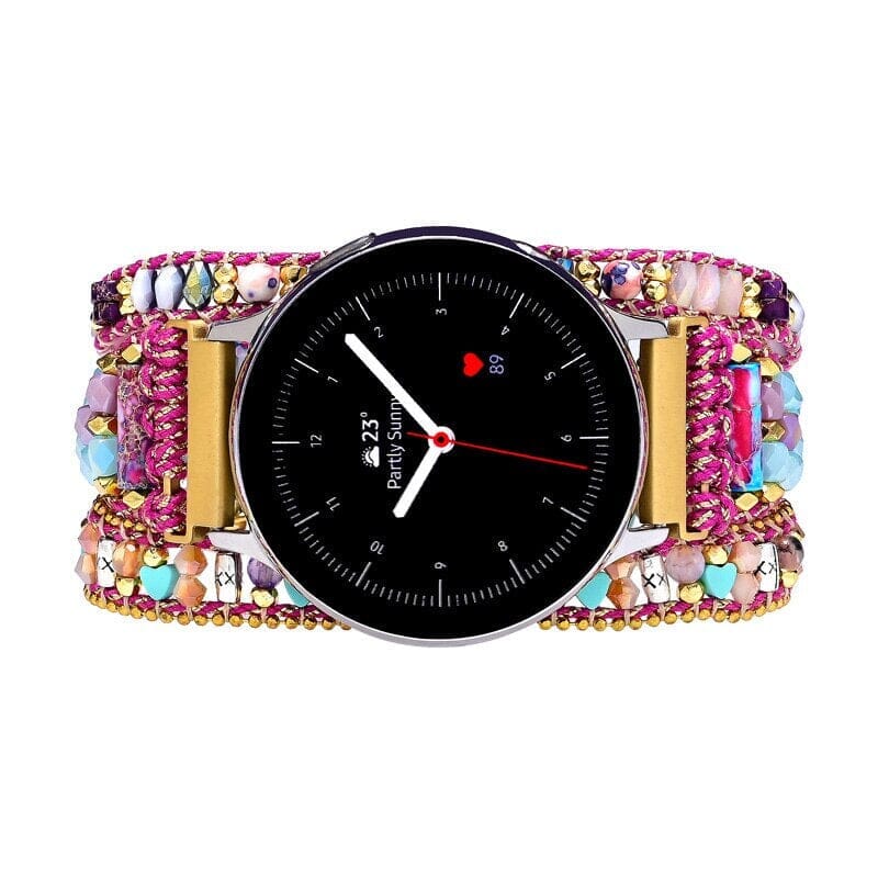 Bracelet pour Montre Samsung Amour Sacré en Pierres Naturelles