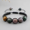 Bracelet Lumineuse Lanterne en Agate Indienne