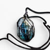 Collier en Labradorite "Coeur de Dragon"