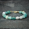 Bracelet Paisibles Courants en Amazonite