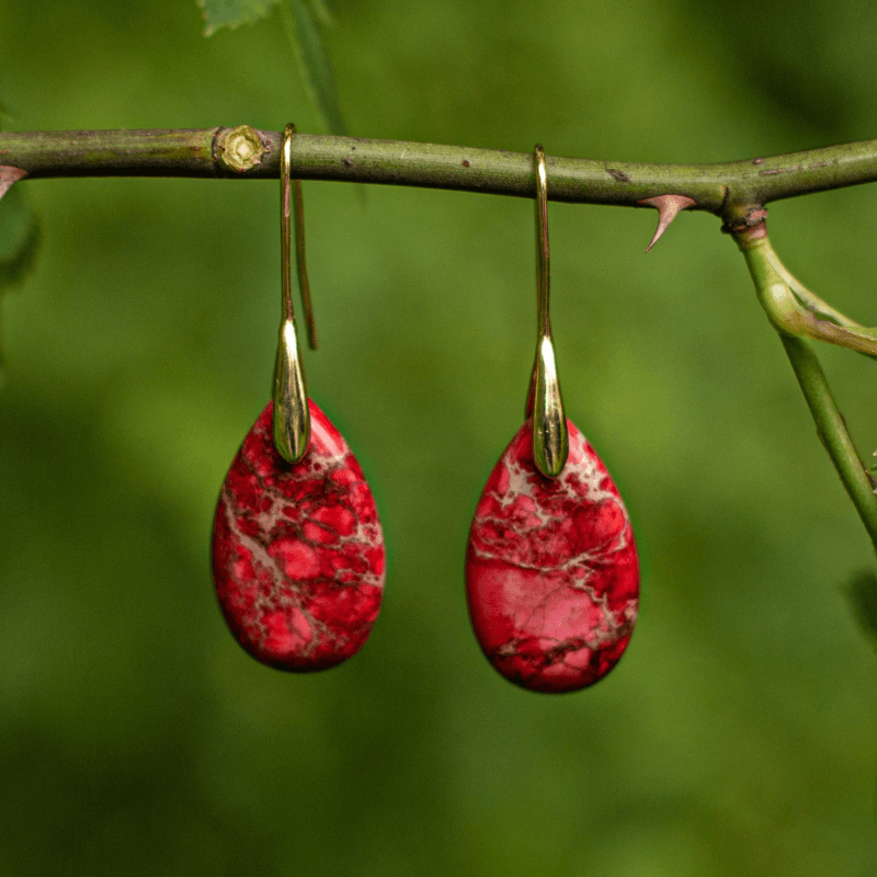 Boucles d'Oreilles Rêve de Jaspe