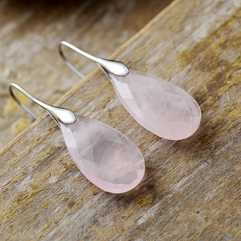 Boucles d'Oreilles Immatériel Enchantement en Pierres Naturelles