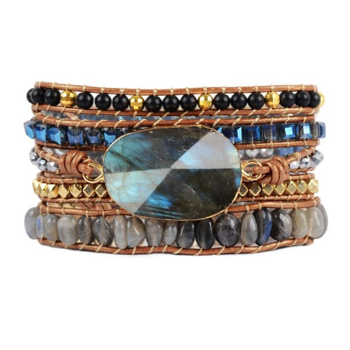 Bracelet de Protection en Labradorite