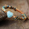 Bracelet de Protection d'Amour en Amazonite